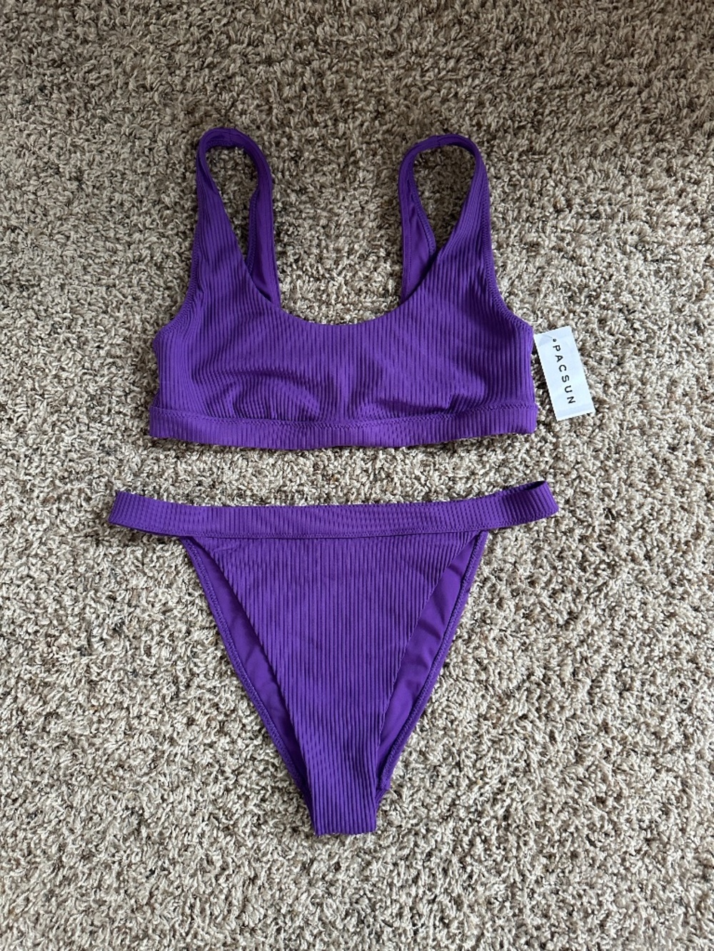 PacSun Purple High-Waisted Bikini Set – S/M | NWT